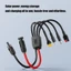 Dây sạc năng lượng mặt trời chống nước YOI cho thiết bị DC7909 DC5521 XT60 Khả năng tương thích rộng