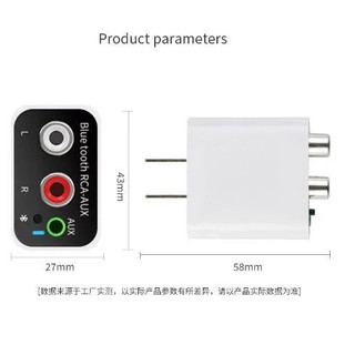 Bộ thu âm thanh Bluetooth 5.4 UDFINE HiFi cáp AUX-RCA Bộ thu âm thanh Bluetooth，Dùng nguồn điện trực tiếp từ 110V-240V