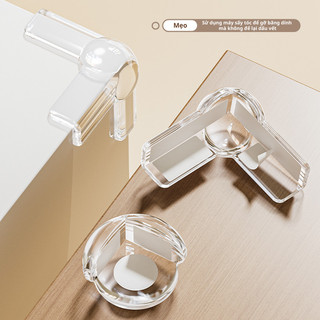 10 miếng bảo vệ góc bàn silicon dễ dàng lắp đặt Miếng bọc góc bàn，Chống va chạm，Set 10 miếng，Dễ dàng lắp đặt