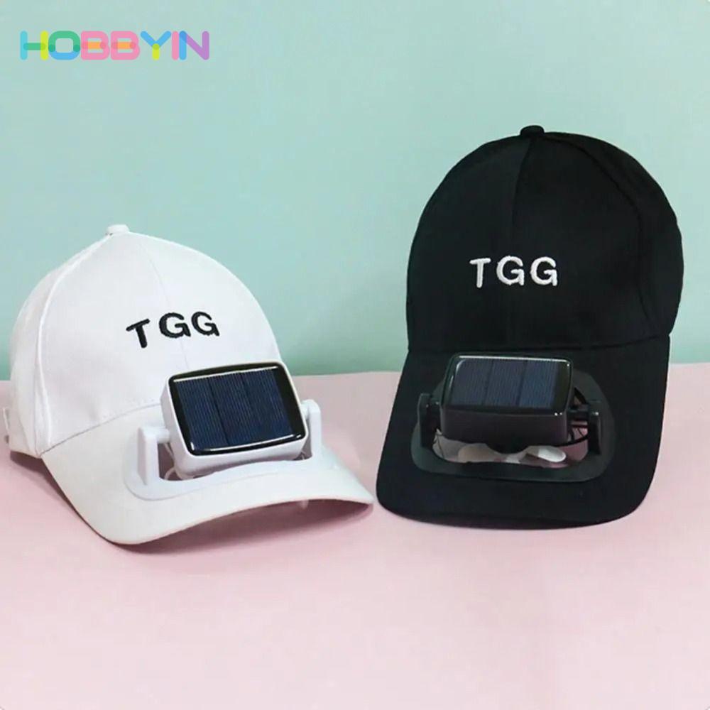 Mũ bóng chày Hobbyin tích hợp quạt sạc USB, sunhat chống nắng cho cả nam và nữ
