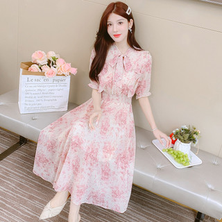 Đầm Maxi Hoa Hồng Dáng Dài – Váy Thanh Lịch Thời Trang Hàn Quốc