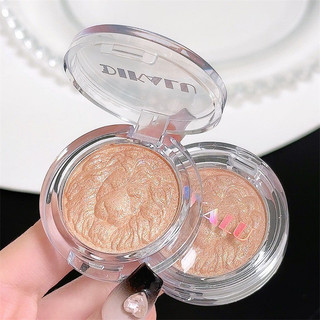 Lion Head Highlight Cream Contouring Female Fine Shining Brightening Face Ba trong Một Nước Ngọc Trai Gừng Highlighting Powder