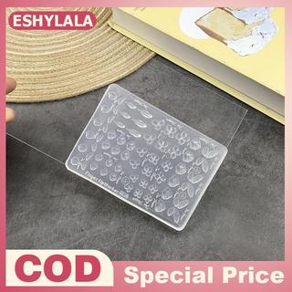 [Bea-t] Khuôn khắc móng tay silicon 3D, tấm dập hình bướm, mẫu hoa, mỏng, dùng lại được