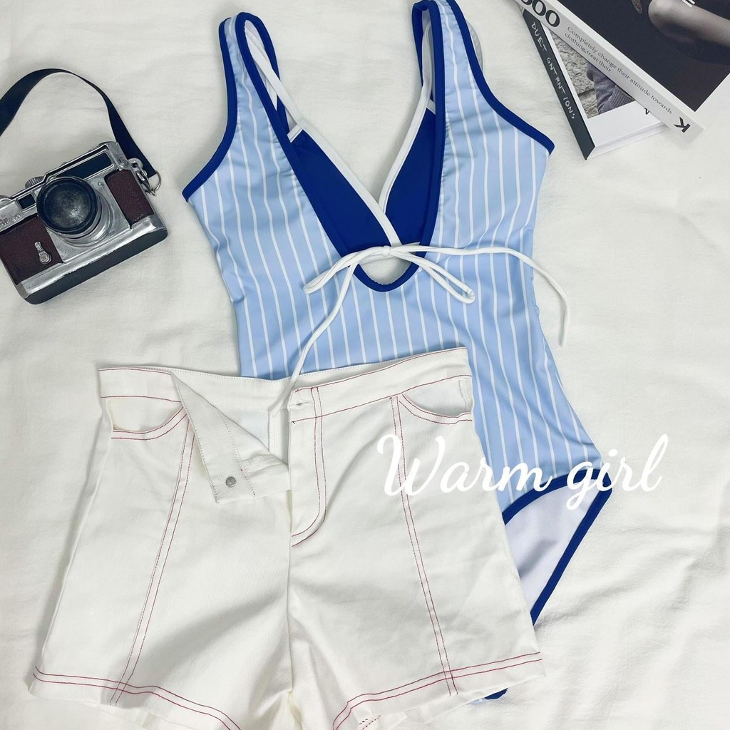 Quần Short Denim Nữ Phong Cách Hàn Quốc Đơn Giản, Thích Hợp Hàng Ngày
