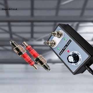 DIAPER & CORED 1 Bộ Xe Máy Đánh Lửa Cuộn Dây Cheer Spark Detector Có Thể Điều Chỉnh Lỗ Kép Spark Plug Test Spark Test Công Cụ Chẩn Đoán YTH