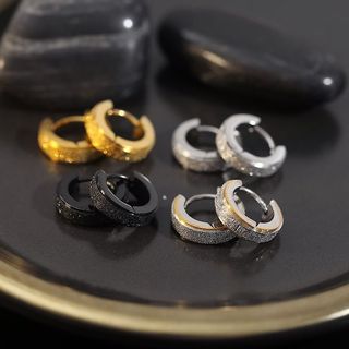 Phụ kiện Niche Fashion - Bông tai thép titan tinh tế, phù hợp mọi thời đại