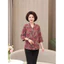 Áo sơ mi cotton lụa cho người trung niên mùa hè, thiết kế ba phần tư tay, size lớn