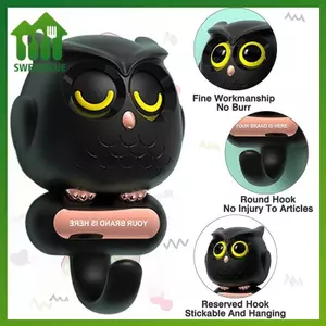 SWEET Thời Trang Hình Cú Móc Đa Năng Mũ Khăn Chìa Khóa Móc Treo Tường Lưu Trữ Ra Nhà Bếp Phòng Tắm Tổ Chức Móc Treo n