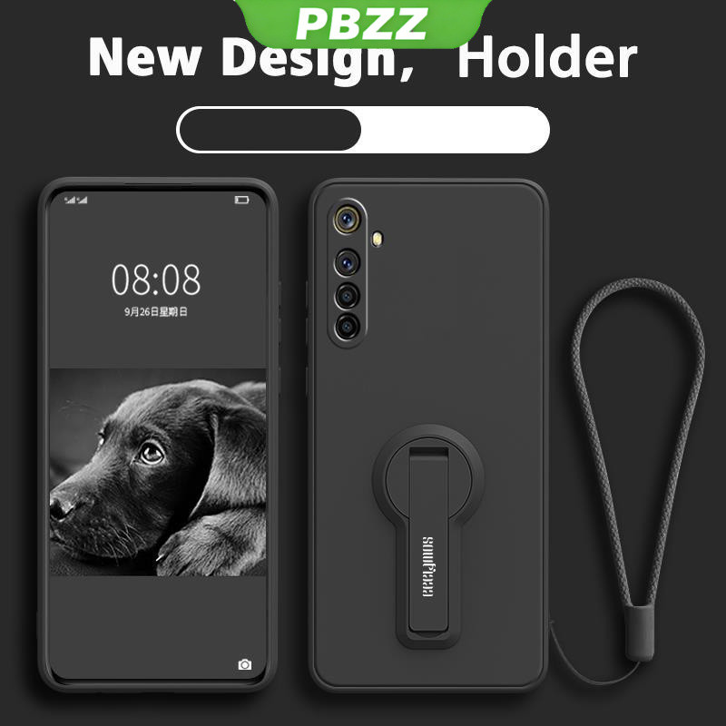 ốp lưng Ốp điện thoại realme 6 Pro realme 6 Ốp mềm Ốp chống sốc mịn bảo vệ silicon lỏng thiết kế mới 360 ° với giá đỡ ytxzzj01 đẹp viền vuông cute