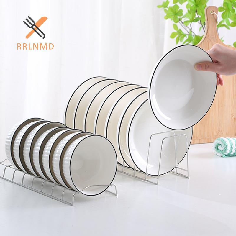 RRLNMD Đĩa Inox Thoát Ra Bếp Nắp Nồi Đĩa Bảo Quản Ras Kệ Đa Năng Bát Sấy Giá Đỡ Nhà Bếp Sắp Xếp MỚI