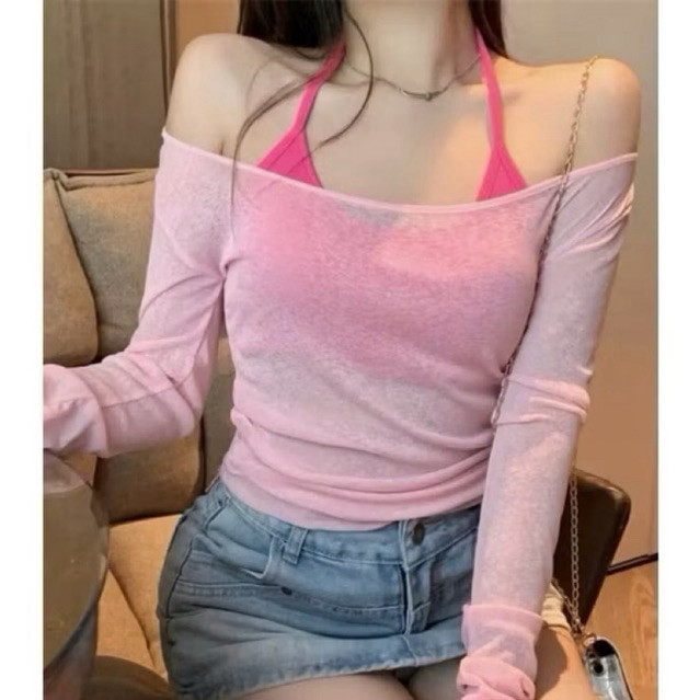 Áo thun kiểu hai món kèm yếm siêu cuốn hút TG37