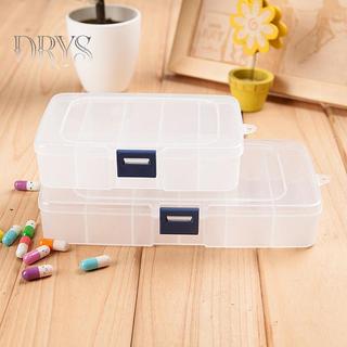 (TFT) Trong Suốt 5 / 6 Lưới Nhựa Di Động Kẹp Tóc Trang Sức Hộp Bảo Quản Phụ Kiện Người Tổ Chức Đồ Dùng Du Lịch Gia Đình Có Chống Bụi MỚI