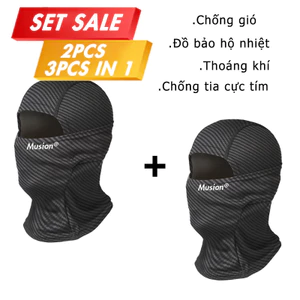 Mặt nạ Balaclava cho đi xe đạp và trượt băng - Thở dễ dàng, thoáng khí