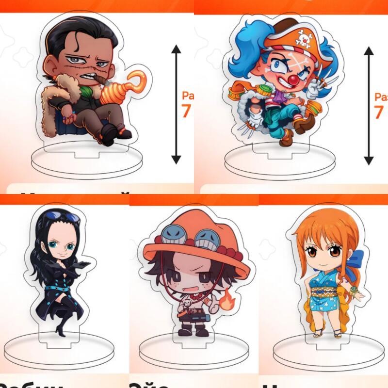 Anime Acrylic Standee for One Piece Sir Crocodile Buggy The Clown Boa ...