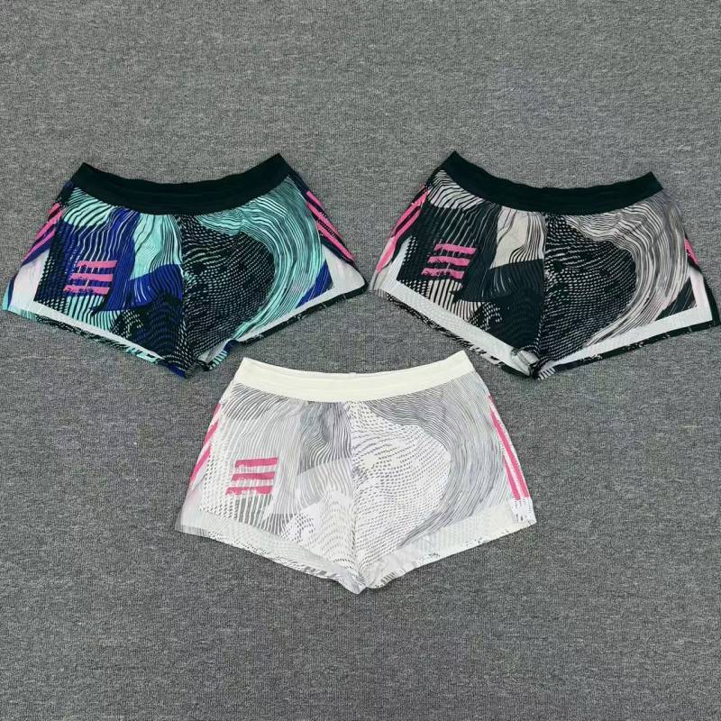 Quần chạy marathon nam nữ, lót nhanh khô, thoáng khí, dán viền, mùa hè