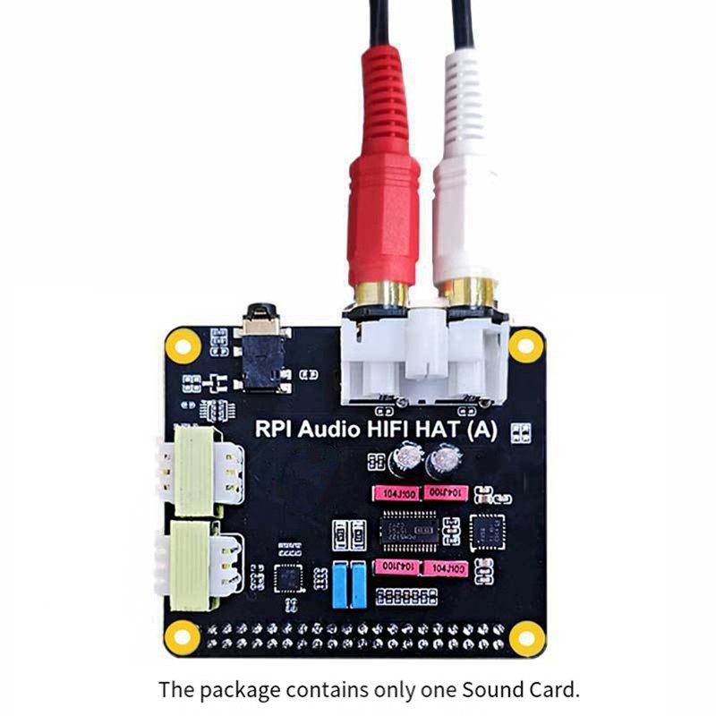Dành Cho Raspberry Pi5 HIFI Audio HAT PCM5122 I2S Card Âm Thanh Cho 5, Pi 4, Pi 3, và Zero Series