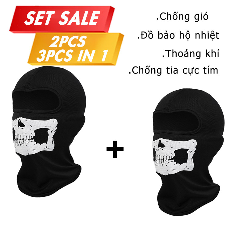 Mặt nạ balaclava mới - Chống nắng với lỗ thở thoáng khí | Ưu đãi đặc biệt