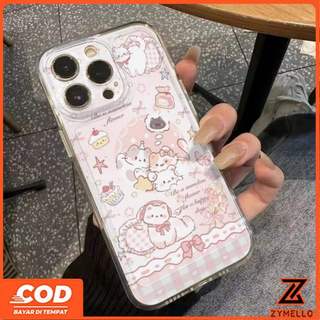 Thích hợp cho OPPO Reno15F Reno15 PRO Reno14F Reno 13F Reno12 F Reno 11F Reno10 Reno8Z Reno7Z Reno8T Reno5 Reno4 Reno6z Phim Hoạt Hình Dễ Thương Người Yêu Đảng Mèo Con Vỏ Điện Thoại TPU Chống Sốc