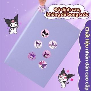 Cuộn 500 Sticker Trang Trí Đáng Yêu, Tem Dán Hoạt Hình Đa Dạng Mẫu Mã Tiện Dụng Để Khen Thưởng