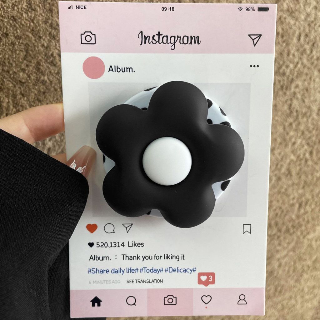 Xu Hướng Hàn Quốc Giá Đỡ Điện Thoại Từ Tính 3D Silicone Kawaii Dễ Thương - Phong Cách Mới Hoạt Hình Từ Túi Khí Đứng Đa Năng