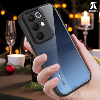 Dành Cho Realme Narzo 90X 5G Ốp điện thoại Cứng Aryclic Trong Suốt Khung Silicon Mềm Chống Rơi Mỏng Bao