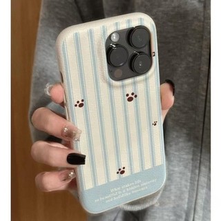 Dành Cho IPhone 17 16 15 14 Plus 13 12 11 ProMax X XR XS MAX 7 8 PLUS Dễ thương sọc Puppy trường hợp điện thoại