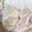 Jacquard Thoáng Khí Bộ Đồ Ngủ Bé Gái Mùa Hè Hoa Ngắn Tay Quần Short Phù Hợp Với Phong Cách Mỏng 100-150 Kích Thước LNWU