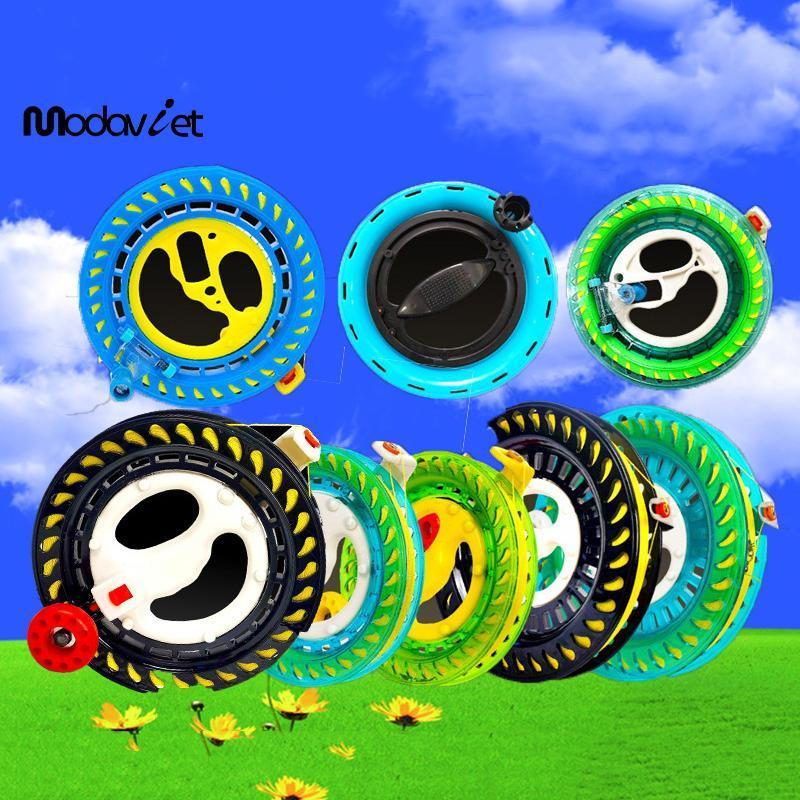 [modavietnamshop] 1 Miếng Tay Cầm Xanh Tròn Ngoài Trời Cho Fying Diều 100-400M Cuộn Diều Cuộn Dây Bánh Xe Lửa Dụng Cụ Tay Cầm Bay Dây Xoắn Đẹp