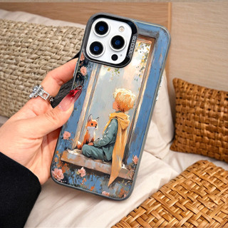 Ốp Lưng Iphone Phim hoạt hình thời trang Cho Iphone 7 xs xr 11 12 13 14 15 16 Pro Max Plus The Little Prince window