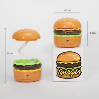【BabyJoy】Đèn burger mini đa năng,kèm gọt bút và cất đồ,đèn ngủ để bàn dễ thương quà sinh nhật ý nghĩa