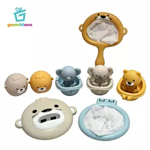 Đồ chơi tắm Otter Đồ chơi bồn tắm cho trẻ em với 2 quả bóng Giả vờ Baketball Hoop Otter Bồn tắm gia đình Đồ chơi Bồn tắm Đồ chơi trẻ em