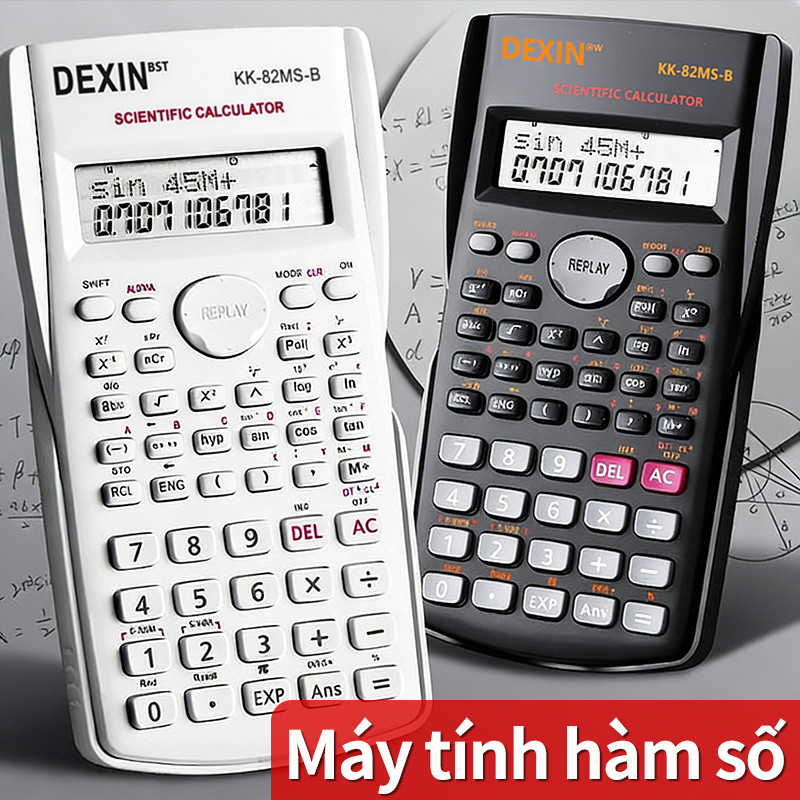 Máy tính khoa học chức năng 240, thiết kế nhẹ nhàng phù hợp với học sinh, có thể mang vào phòng thi