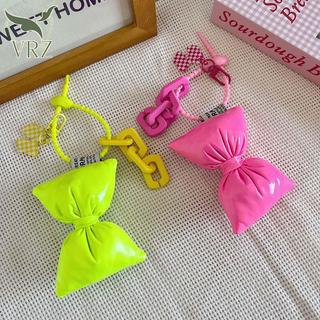 VRZ Da Cotton Đầy Nơ Móc Khóa Mặt Dây Chuyền Ngọt Nơ Móc Khóa Mặt Dây Chuyền Đa Năng Thời Trang Bapa Phụ Kiện Trang Trí HOT