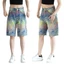 Quần Short Denim Jacquard Phong Cách Mỹ Cao Cấp, Thích Hợp Cho Nam Và Nữ