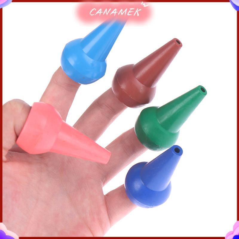 CANAMEK 12 Chiếc Không Độc Hại Trẻ Em Màu Sắc An Toàn Cho Bé 3D Ngón Tay Nghệ Thuật Tiếp Liệu CSF