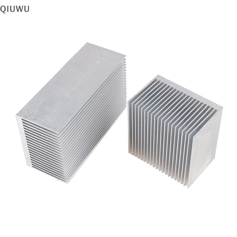 Tản nhiệt hợp kim nhôm QIUWU 60 * 60 / 100 * 60mm Tấm làm mát LED IC Chip tản nhiệt.