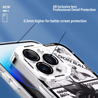 Ốp Điện Thoại Anime Dragon Ball Hoạt Hình Cho Xiaomi 11T 15T Pro POCO F7 X7 X6 X3 X4 F5 M7 Pro NFC M3 M4 F4 X5 11 Lite Vỏ Chống Sốc Chất Lượng Cao Trong Suốt TPU