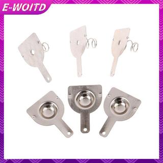 E-WOITD 100 chiếc 18650 tấm lò xo tiếp xúc đơn dương và âm 50 Cặp 16x18.5mm E-WOITD