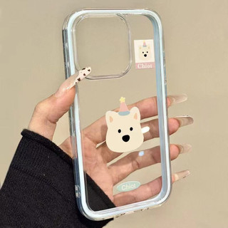 Nổ mũ tây highland chó áp dụng cho 17/16promax vỏ điện thoại di động iPhone15 mới 1413