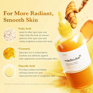 medicube Kojic Acid Turmeric Resurfacing Toner 250ml
