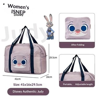 Judy Nick Họa Tiết Dễ Thương Có Thể Gập Lại Túi Hoạt Hình Ngoại Vi Dung Tích Lớn Di Động Chống Thấm Nước Quần Áo Túi Bảo Quản