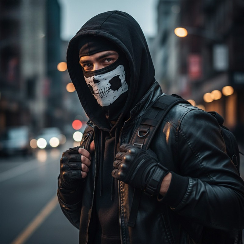 Mũ trùm đầu Balaclava Ice Silk - Chống nắng hiệu quả cho người lái xe máy, thoáng khí và thoải mái