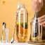 Bộ bình lắc cocktail 3 / 5 / 7 Bộ lắc cocktail và thước đo Jigger Bộ dụng cụ lắc tay hỗn hợp để pha chế và quán Bar tại nhà mới