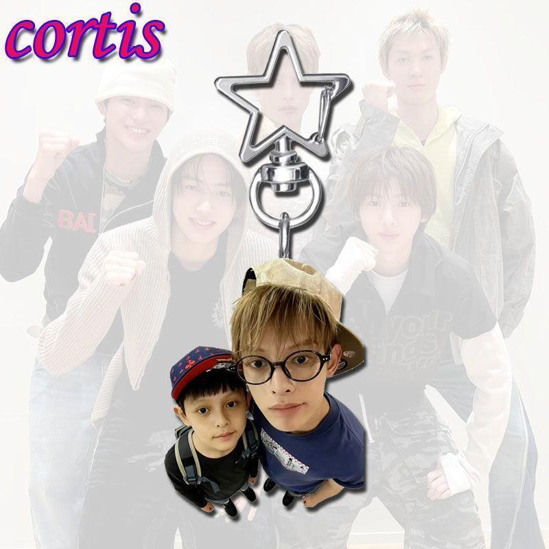 CORTIS Star Keychain, Martin & JUHOON Baby Animal Style Acrylic Pendant, Creative Fan Support Bag Charm for Backpack