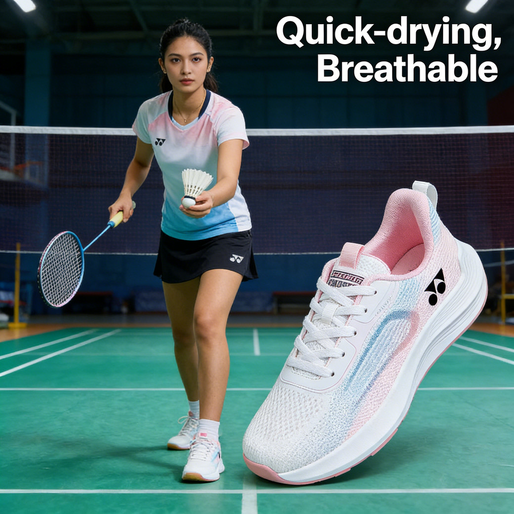 Giày Cầu Lông YONEX 2026 Cho Nữ - Lưới Thoáng Khí, Chống Sốc