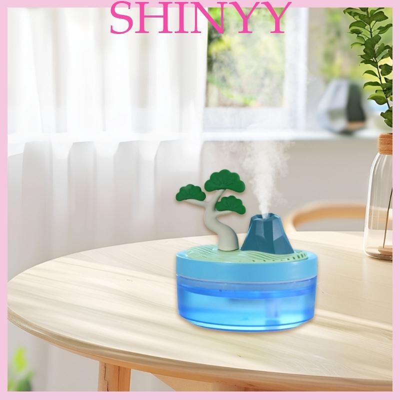 SHI Máy tạo độ ẩm thanh lịch Thiết kế phong cảnh tự nhiên Bình có thể tháo rời để bảo trì dễ dàng
