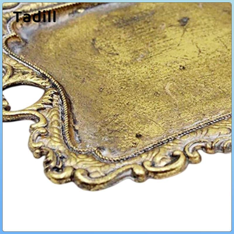 Thiết Kế Vintage Trượng Đĩa Khay 12.5x11.3cm Trang Trí Cho Đám Cưới Kỷ Niệm Quà Tặng Bông Tai Nhẫn Tổ Chức Đa Năng