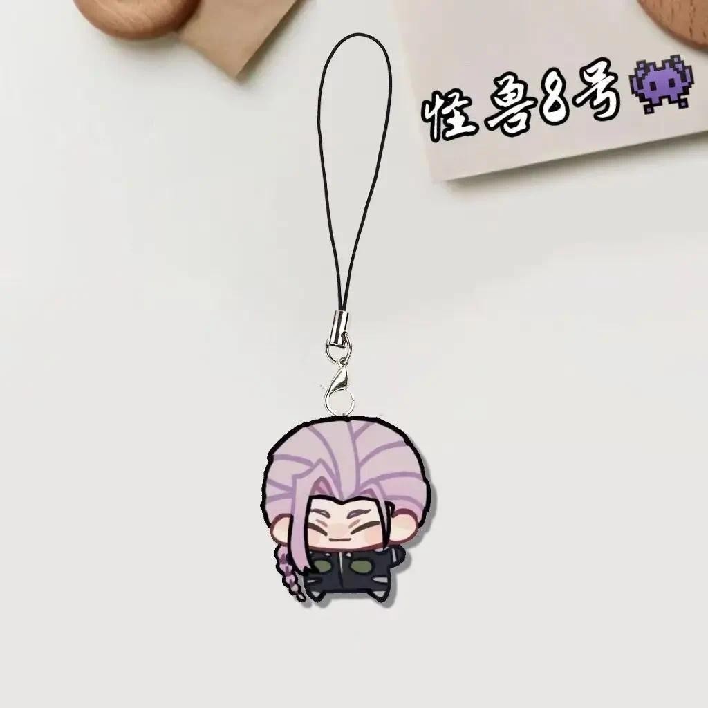 kaiju no 8 keychain Pendant Keychains Charms Holder Car Key Chain Key Ring Mobile Phone Bag Hanging Jewelry Gifts