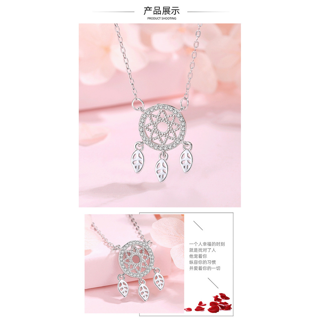 Vòng cổ bắt giấc mơ cá nhân bằng bạc S925