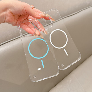 Ốp Điện Thoại Trong Suốt HD Không Khung Siêu Mỏng Cho iPhone 17 15 14 16 Plus 13 12 11 Pro Max Air Wireless Charge PC Cover